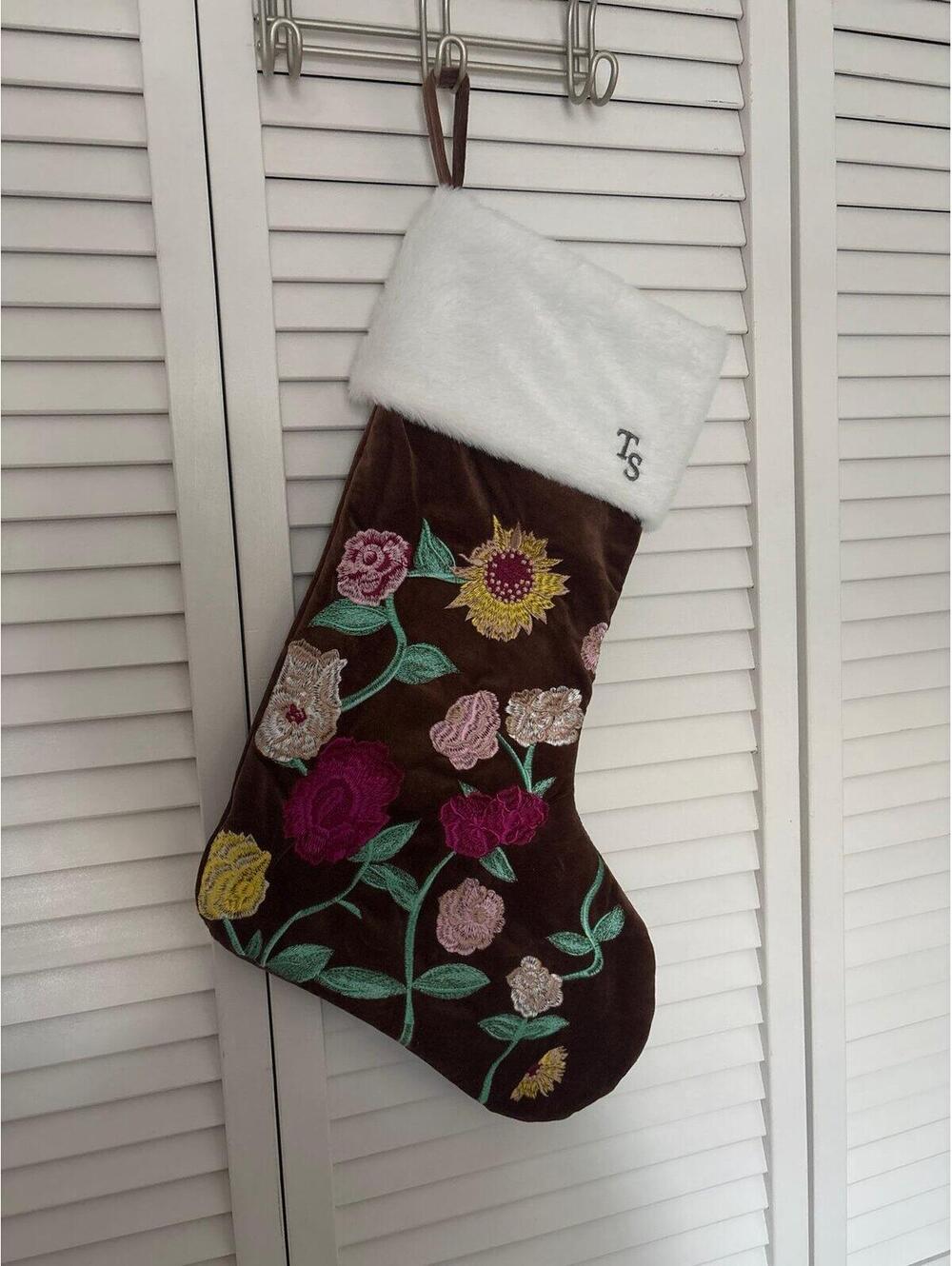 Taylor Swift Official Merch Eras Tour Piano Floral Stocking